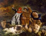 Eugene Delacroix The Barque of Dante oil painting